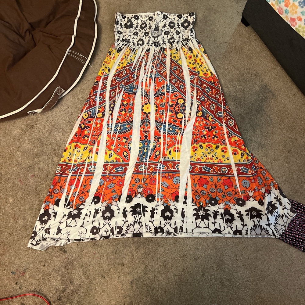 Colorful Bohemian Maxi Dress